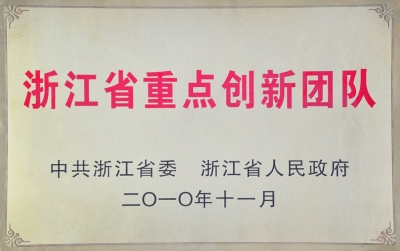 浙江省重點(diǎn)創(chuàng)新團(tuán)隊(duì)