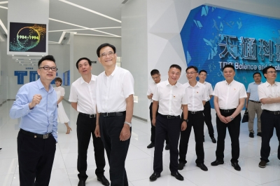 2020年6月16日時(shí)任浙江省委常委、統(tǒng)戰(zhàn)部部長(zhǎng)熊建平蒞臨天通