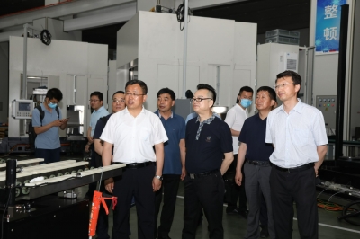 2021年6月10日寧夏回族自治區(qū)銀川市委副書(shū)記、市長(zhǎng)趙旭輝一行天通考察指導(dǎo)